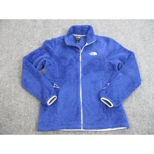 The North Face Fleece Jacket Womens Small Blue Osito‎ Full Zip High Pile Plush
